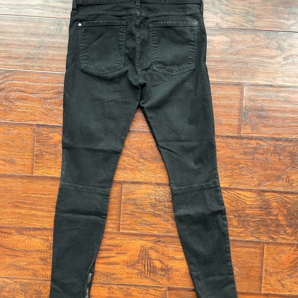 Vince Black Jeans with Zipper Detail - Picture 3 of 9